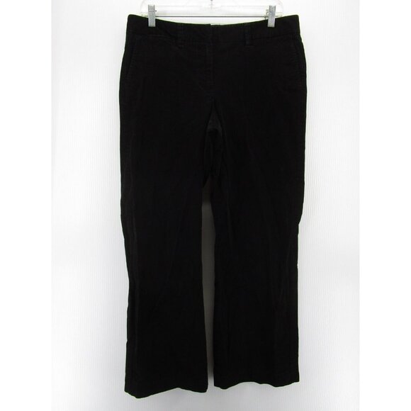 LL Bean Pants 14 Corduroy Chino Trousers Relaxed Stretch Casual Y2K - Picture 1 of 8